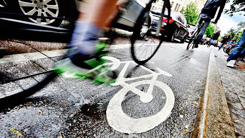 Bike on the road